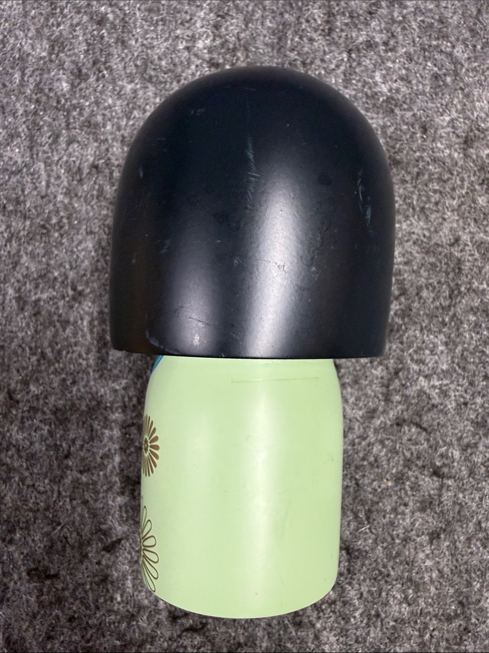 Kokeshi-Style Ceramic Figurine in Teal, Mint & Black - Picture 4 of 7